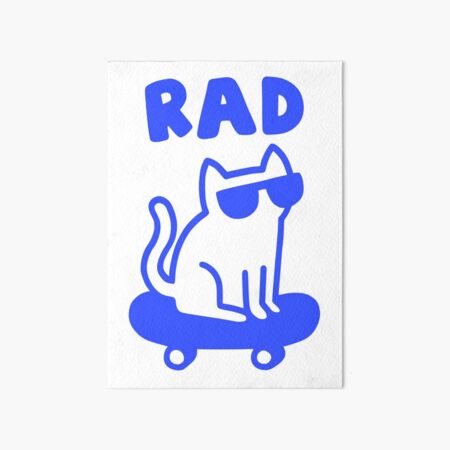 RAD CAT Art Board Print