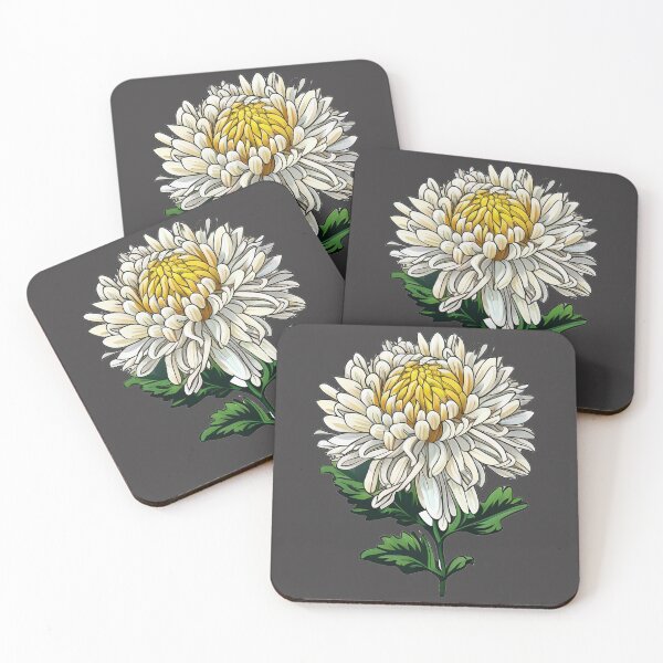 Item preview, Beautiful White Chrysanthemum Flowers designed and sold by Lap Huynh.