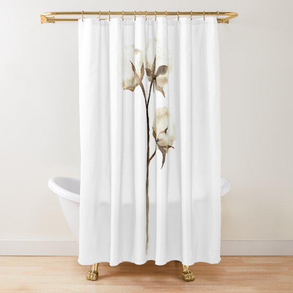 Blue & Yellow Spring Floral Mix Shower Curtain for Sale by StudioPosies