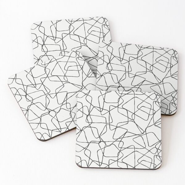 Item preview, Black And White Doodle Drawing Patterns designed and sold by MakeitMelo.
