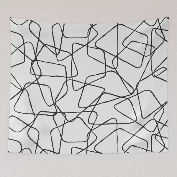 Item preview, Black And White Doodle Drawing Patterns designed and sold by MakeitMelo.