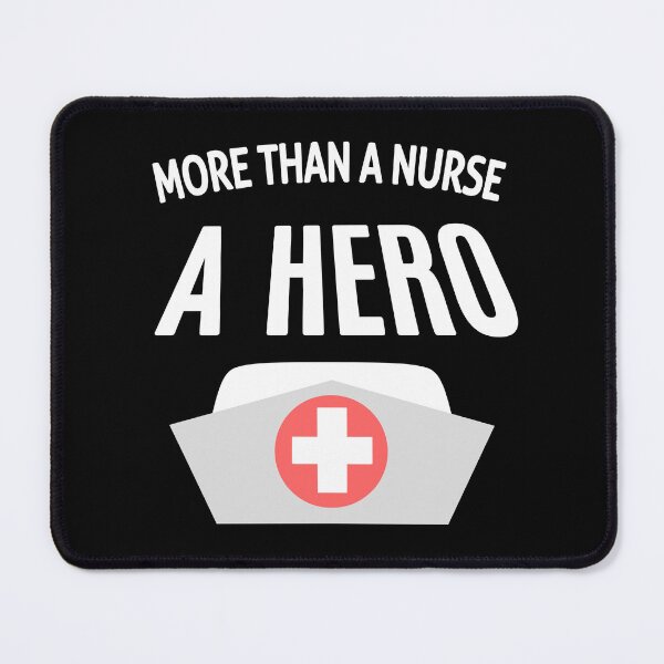 Item preview, More than a Nurse, a Hero : Nurse quote designed and sold by EnzoVectorism.