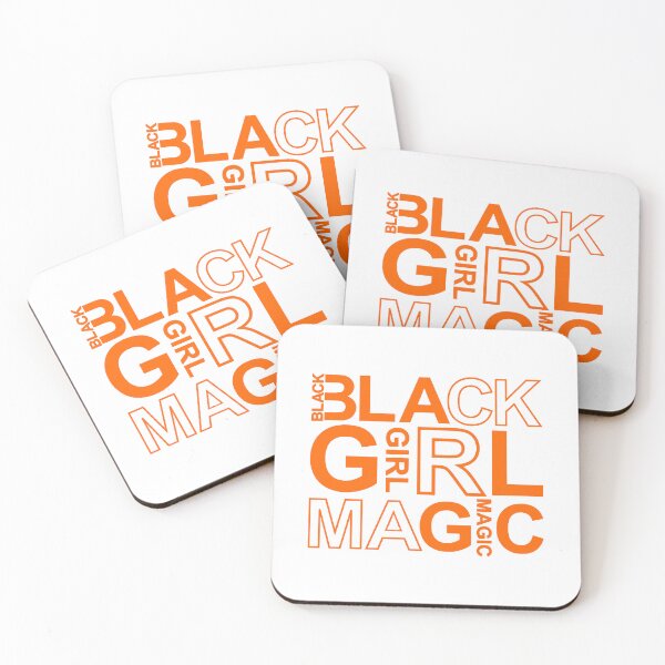 Item preview, Black Girl Magic (Orange) designed and sold by Summer-Winter.