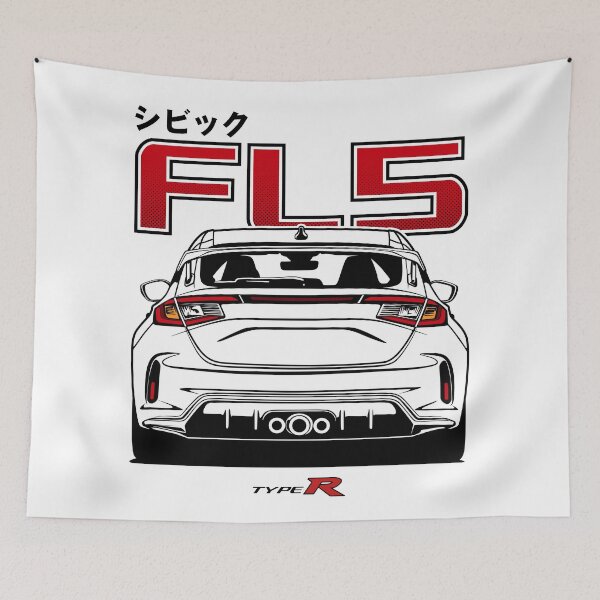 Item preview, Civic Type R FL5 Black Print designed and sold by idrdesign.