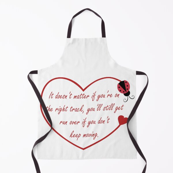 Item preview, Ladybug On Heart Track Keep Moving designed and sold by The Tinker Man's Daughter.