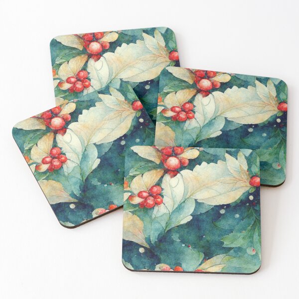 Item preview, Christmas Leaves Background  designed and sold by thisisallahoax.