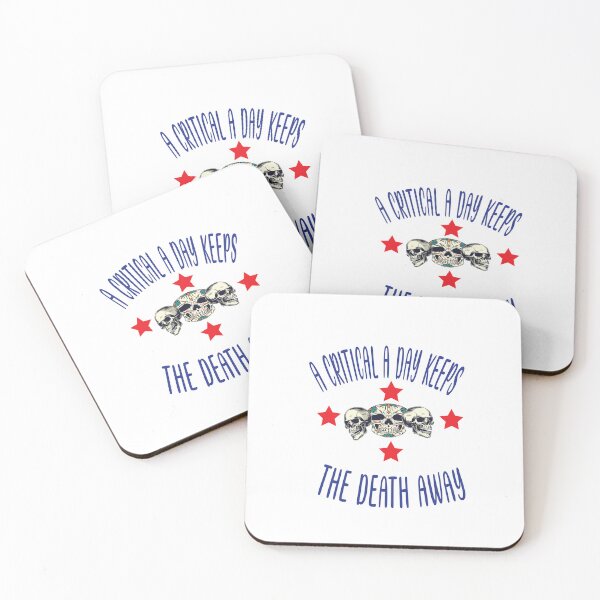 Item preview, A Critical A Day Keeps The Death Away designed and sold by KAkarimassouqi.