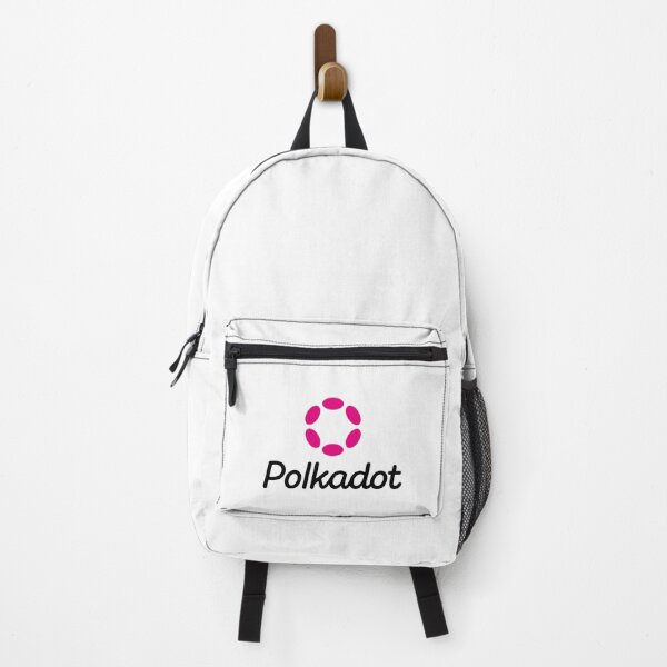 Item preview, Polkadot DOT Crypto Altcoin - Clean Vertical Pink Logo with Black Text Logo designed and sold by CryptoMoods.