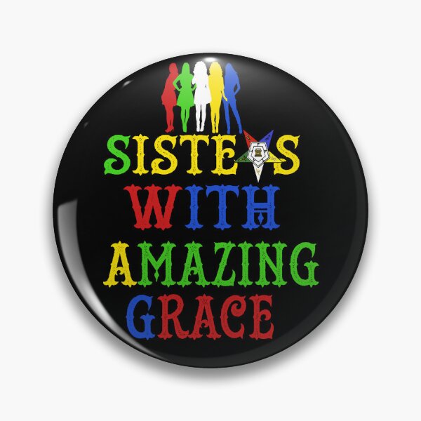 Item preview,  OES Style Order Of The Eastern Star Logo Sistar Amazing Grace designed and sold by TopTeeShop.