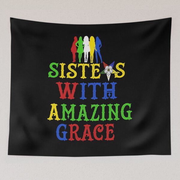 Item preview,  OES Style Order Of The Eastern Star Logo Sistar Amazing Grace designed and sold by TopTeeShop.