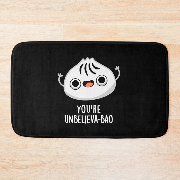 Item preview, You're Unbelieva-bao Funny Bao Puns (Dark BG) designed and sold by punnybone.