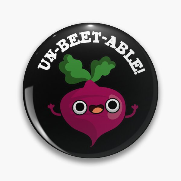 Item preview, Un-beet-table Funny Beet Puns (Dark BG) designed and sold by punnybone.