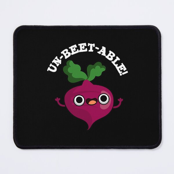 Item preview, Un-beet-table Funny Beet Puns (Dark BG) designed and sold by punnybone.