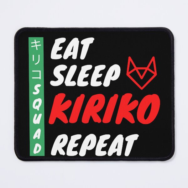Item preview, kiriko, kiriko squad, kiriko team, eat sleep repeat : For kiriko lover designed and sold by MokonoKokoro.