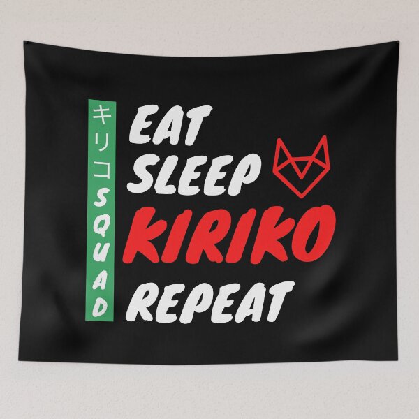 Item preview, kiriko, kiriko squad, kiriko team, eat sleep repeat : For kiriko lover designed and sold by MokonoKokoro.