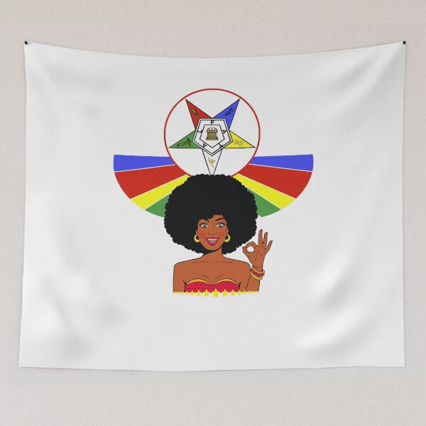 Artikelvorschau, OES Style Order Of The Eastern Star Logo Sistar entworfen und verkauft von TopTeeShop.