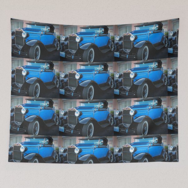 Item preview, Blue Classic-1930 Model A Ford Convertible designed and sold by heatherfriedman.
