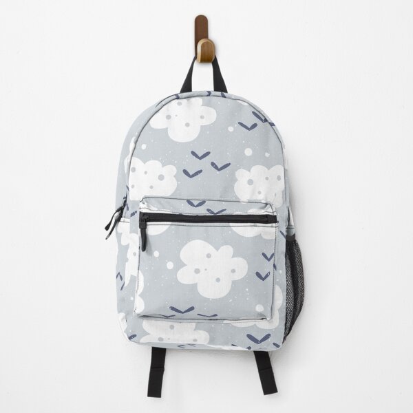 Item preview, Kawaii Cartoon Seagulls And Clouds Pattern designed and sold by MakeitMelo.