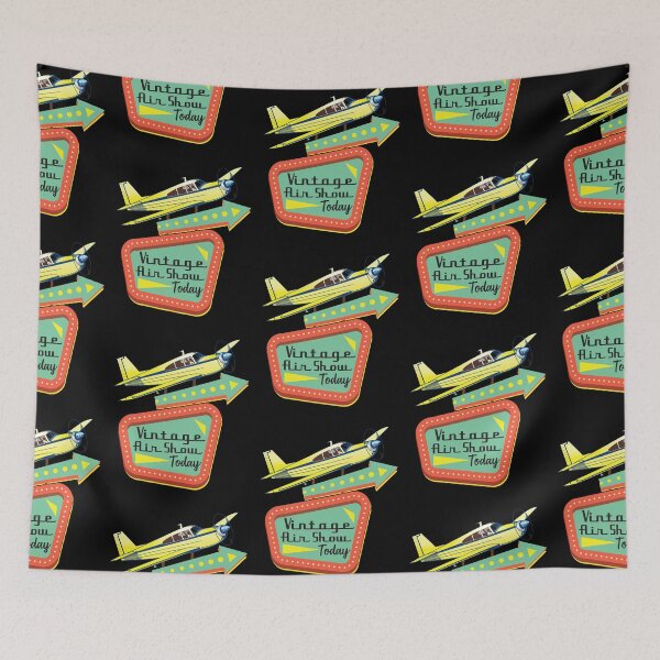 Item preview, Vintage Aircraft Show Retro Billboards Airplane Pilots designed and sold by CharJens.