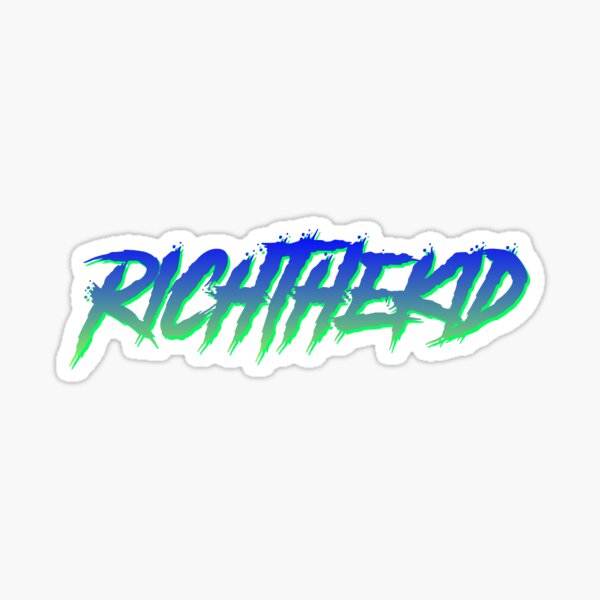 Rich the Kid hiphop trap sticker retro design Sticker