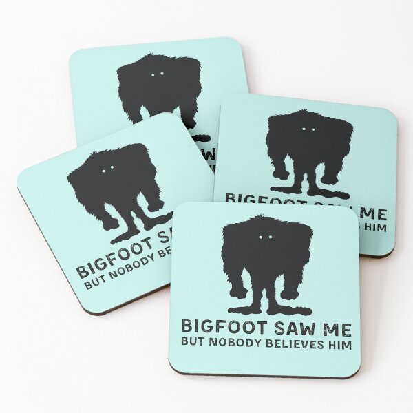 Item preview, Vintage Bigfoot Saw me But nobody believes him Typography and illusration  designed and sold by garniturex.