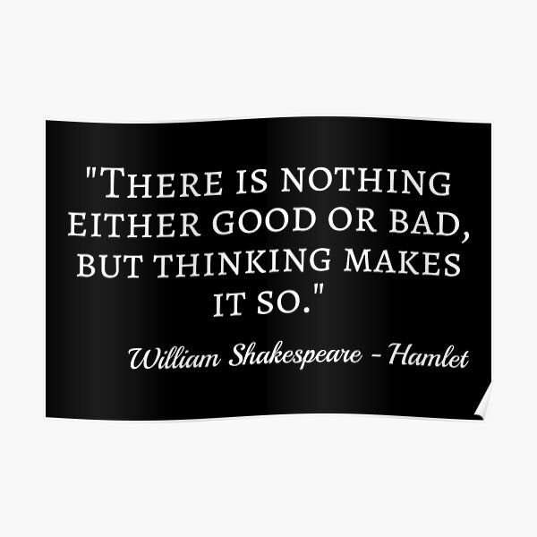 "Hamlet Quote I Classic Style" Poster for Sale by lemonpepper