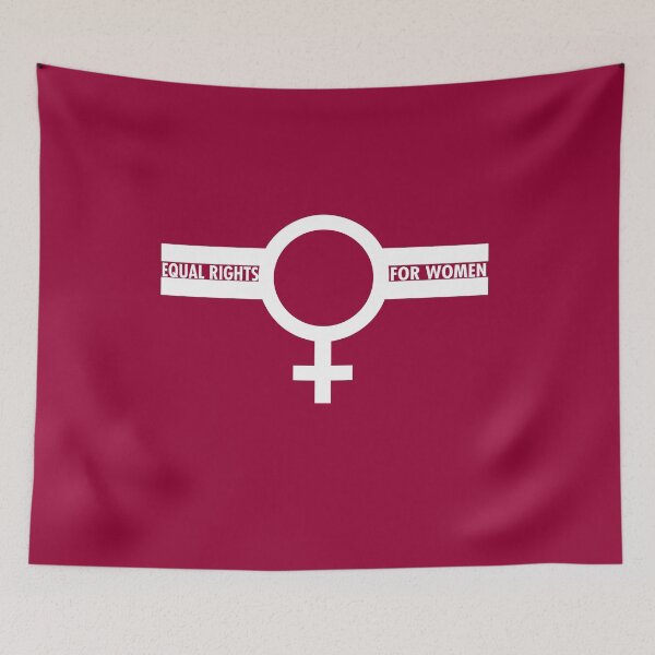 Item preview, Equal Rights for Women in White designed and sold by WordBubble.