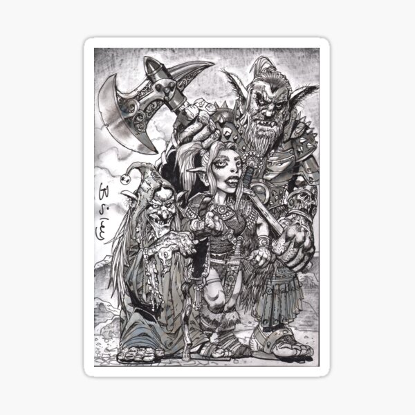 Goblins By Simon Bisley Sticker For Sale By Berserkerart Redbubble 2634