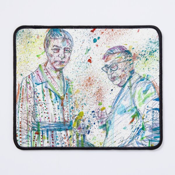 Artikelvorschau, SARTRE und SIMONE DE BEAUVOIR Aquarellportrait .2 entworfen und verkauft von lautir.