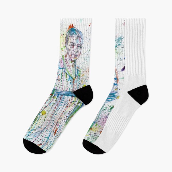 Item preview, SARTRE and SIMONE DE BEAUVOIR watercolor portrait .2 designed and sold by lautir.