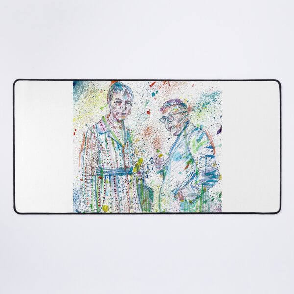 Item preview, SARTRE and SIMONE DE BEAUVOIR watercolor portrait .2 designed and sold by lautir.