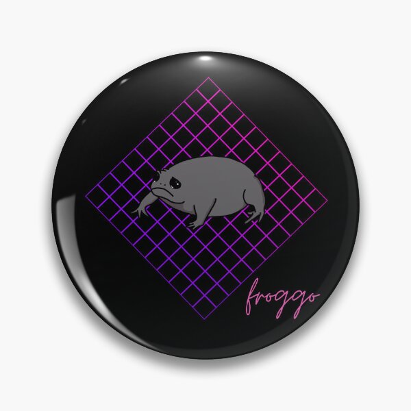 Item preview, Grumpy Frog - 80s Froggo - Black Rain Frog designed and sold by GrumpyFrogs.