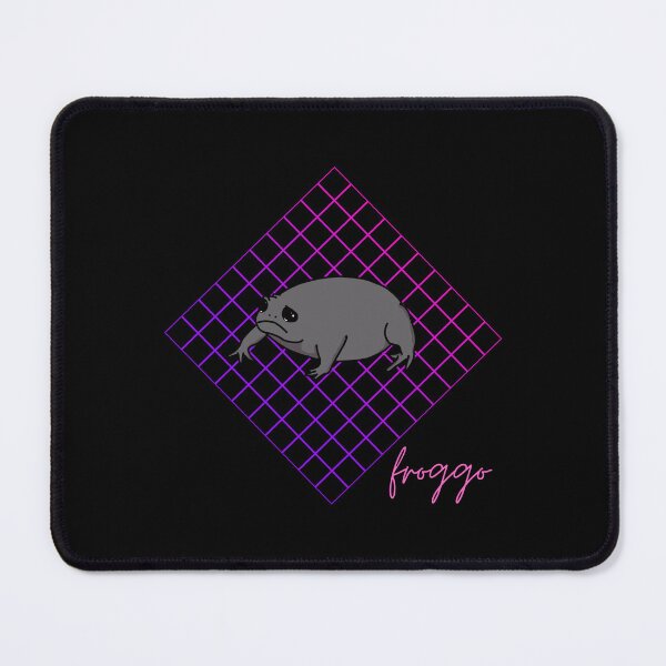 Item preview, Grumpy Frog - 80s Froggo - Black Rain Frog designed and sold by GrumpyFrogs.
