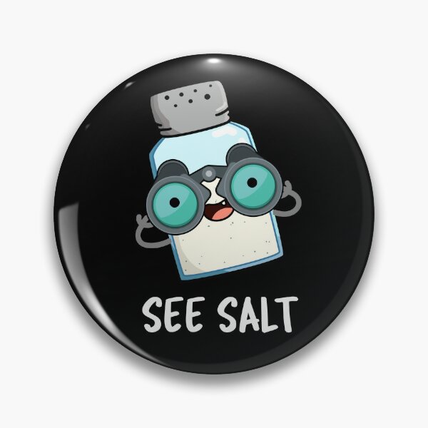 Item preview, See Salt Funny Salt Puns (Dark BG) designed and sold by punnybone.