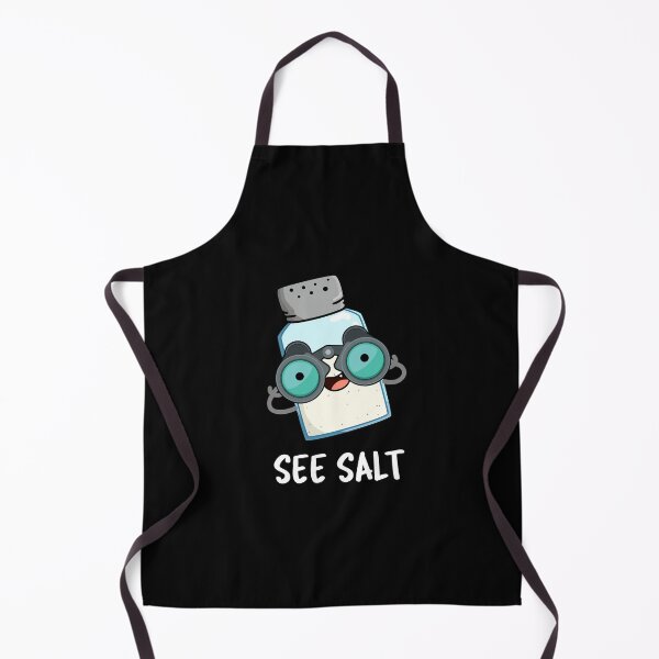 Item preview, See Salt Funny Salt Puns (Dark BG) designed and sold by punnybone.