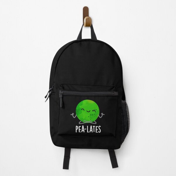 Item preview, Pea-lates Pilates Funny Pea Puns (Dark BG) designed and sold by punnybone.