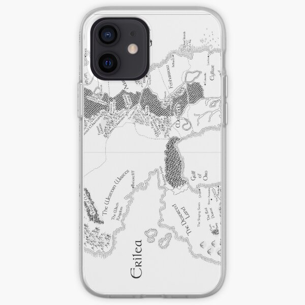 Erilea Throne of Glass Map iPhone Soft Case