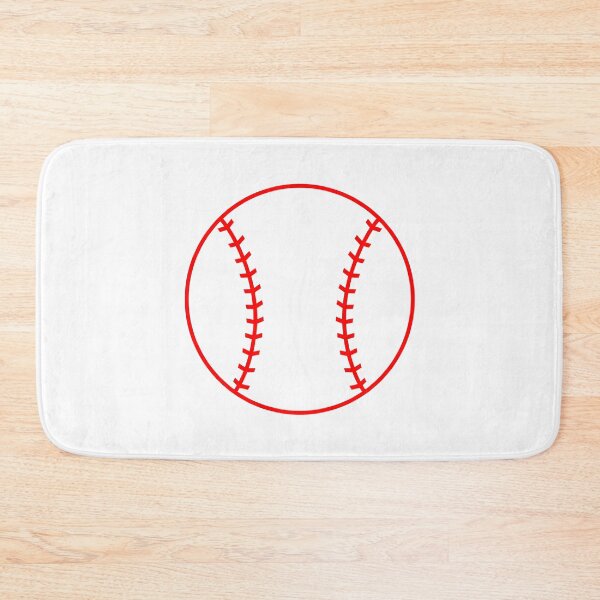 Item preview, Baseball with White Background Design designed and sold by beccaveedesigns.