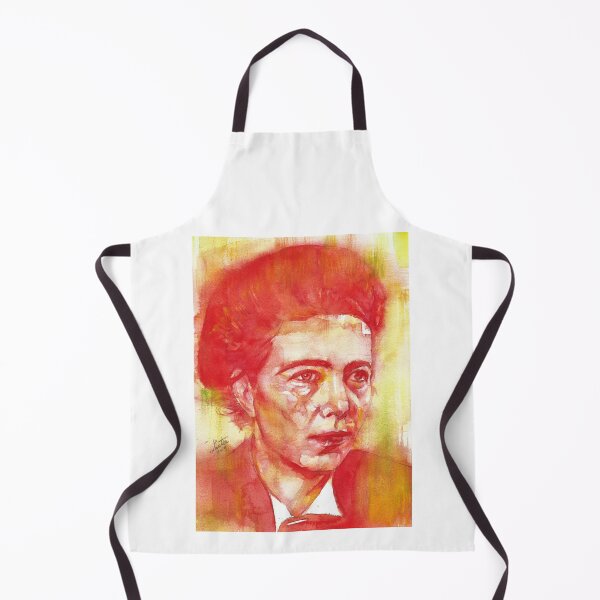 Item preview, SIMONE DE BEAUVOIR - watercolor portrait.4 designed and sold by lautir.