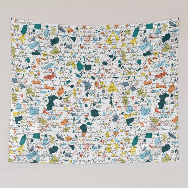 Item preview, Colourful Chipped Letters Pattern designed and sold by FabDesigns91.