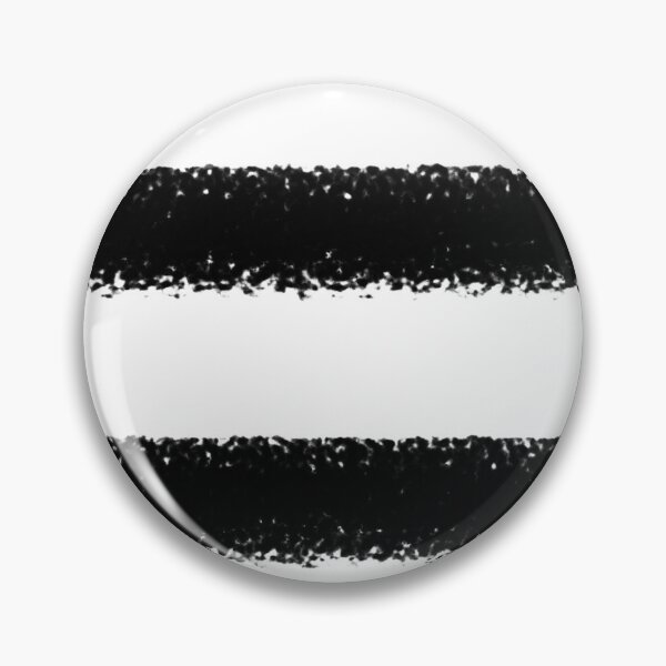 Item preview, Black and White Minimal Horizontal Thick Stripe Pattern designed and sold by All-Black-White.