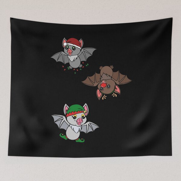 Artikelvorschau, Festliche Weihnachtsfledermäuse entworfen und verkauft von MilaKocak.