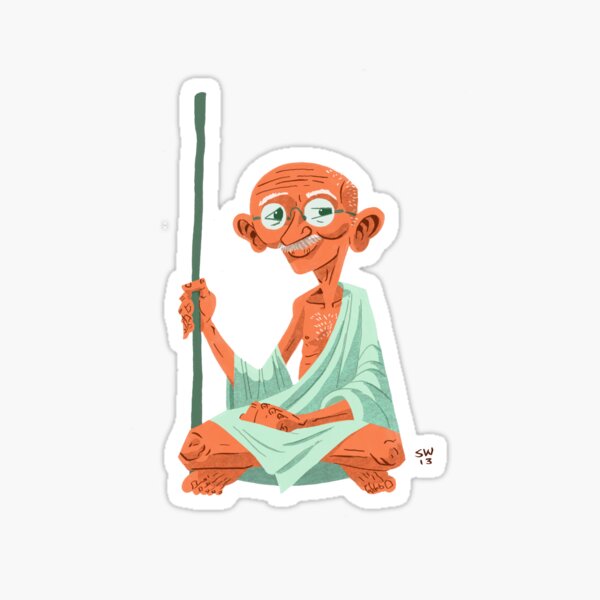 Item preview, Mahatma Gandhi designed and sold by washburnillos.