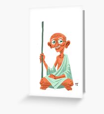 Mahatma Gandhi Greeting Card