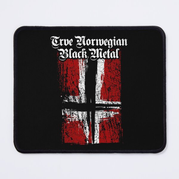 Item preview, Trve (True) Norwegian Black Metal Norwegian Satanic Flag Essential T-Shirt designed and sold by lliquegebrabt.