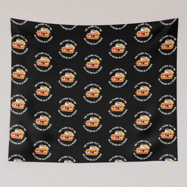 Item preview, Pie Puns Put Me In A Good Ala-mode Funny Food Puns (Dark BG) designed and sold by punnybone.