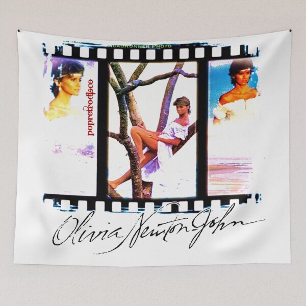Item preview, Olivia Newton-John - Physical - Film Cel - Designed by PopRetroDisco designed and sold by popretrodisco.