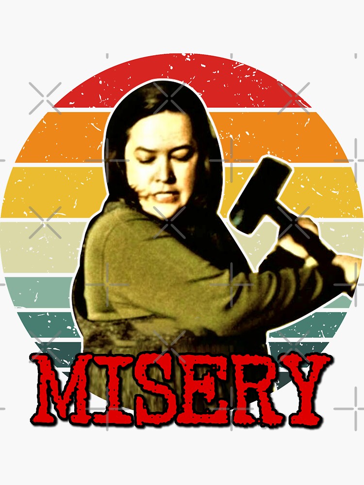 Stephen King Misery Art Sticker for Sale by HopefullEE