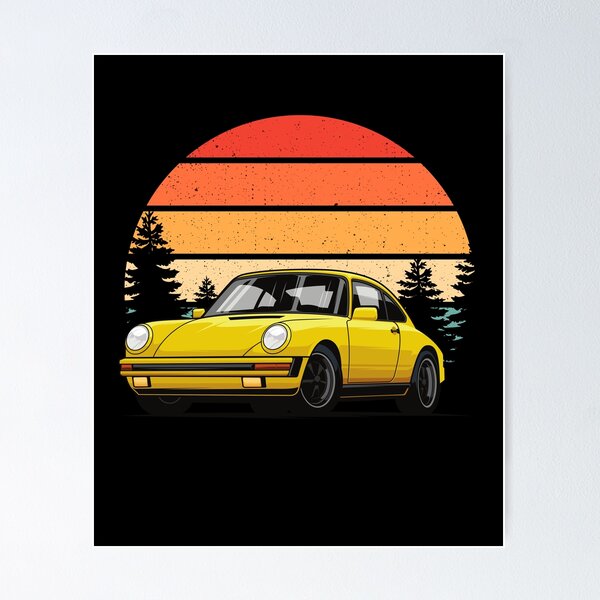 Item preview, Retro Sunset 911 Urmodell 964 Oldtimer Car designed and sold by AutoDesignWerks.