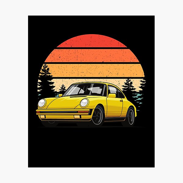 Item preview, Retro Sunset 911 Urmodell 964 Oldtimer Car designed and sold by AutoDesignWerks.